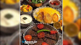 غذاهای لذیذ رستوران سنتی عمارت هفت رنگ - شیراز - فارس